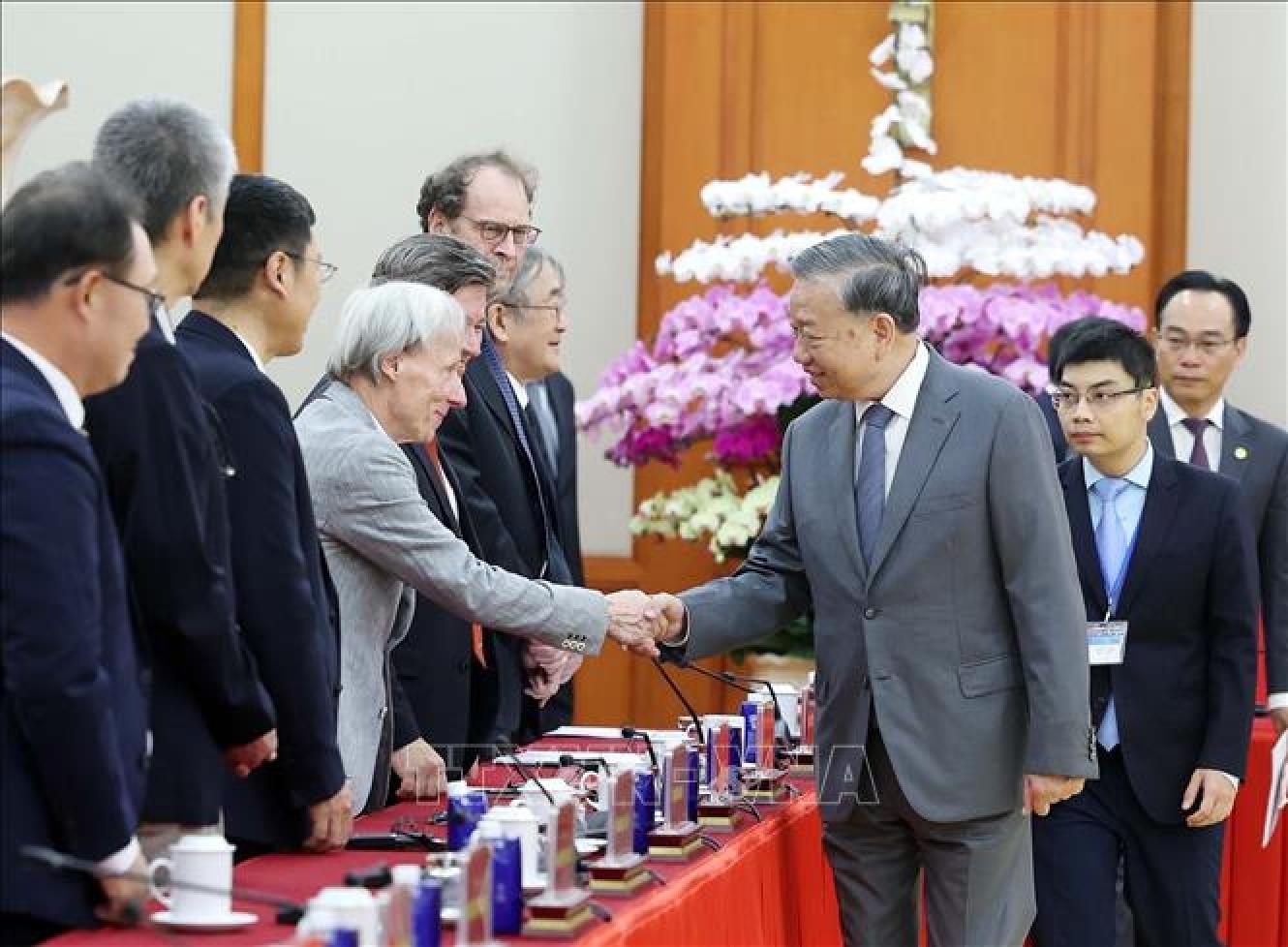 苏林总书记在第七届国际越南学研讨会代表见面会上的讲话